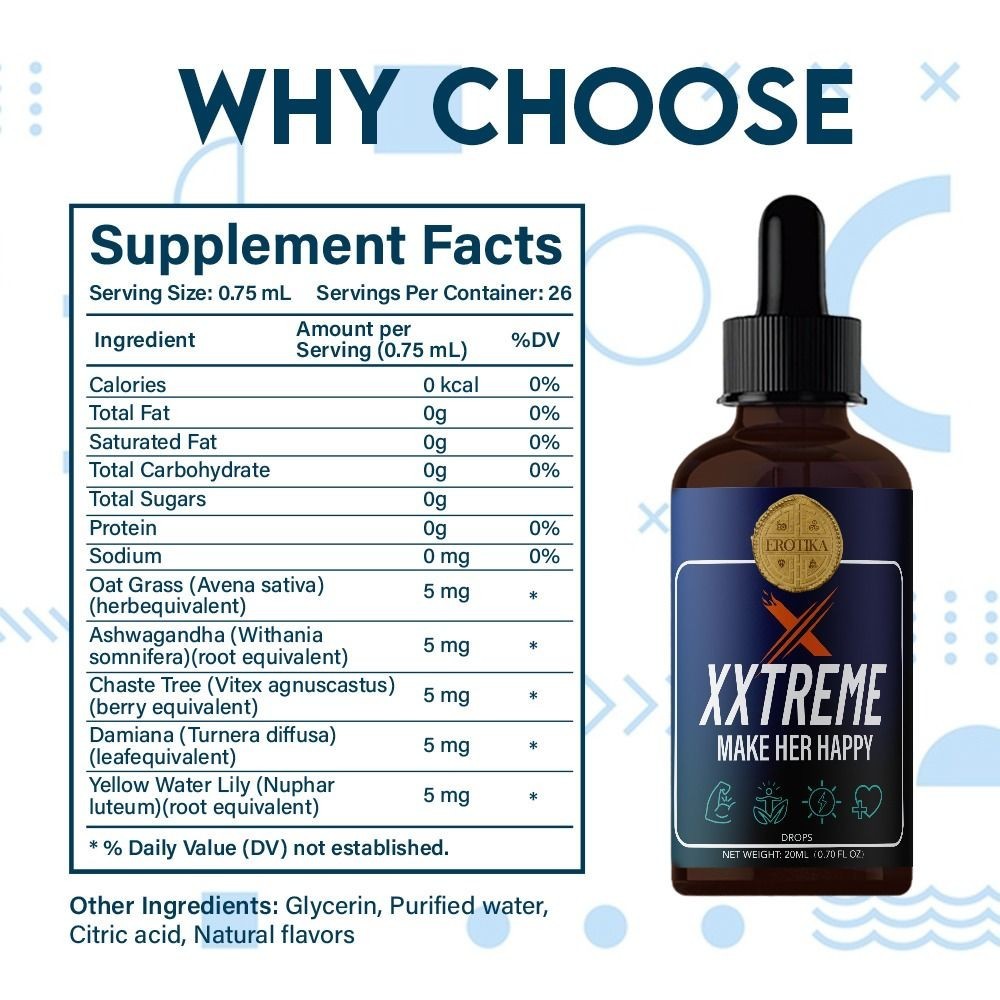 XXTREME Herbal Drops | Men's Natural Performance Formula