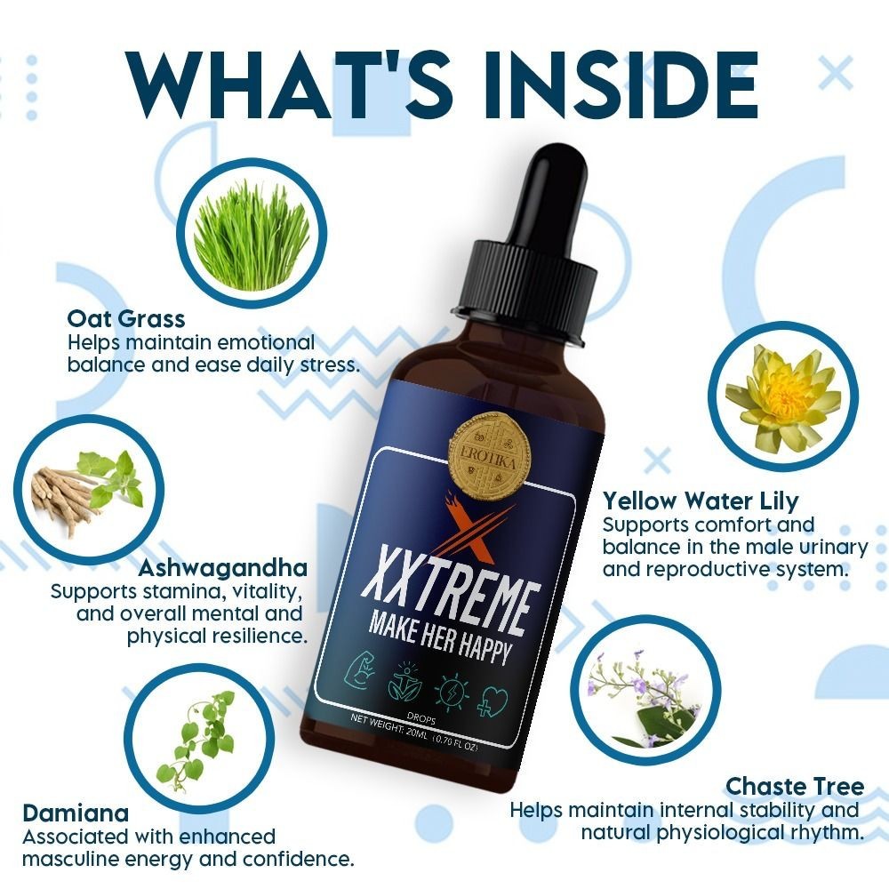 XXTREME Herbal Drops | Men's Natural Performance Formula